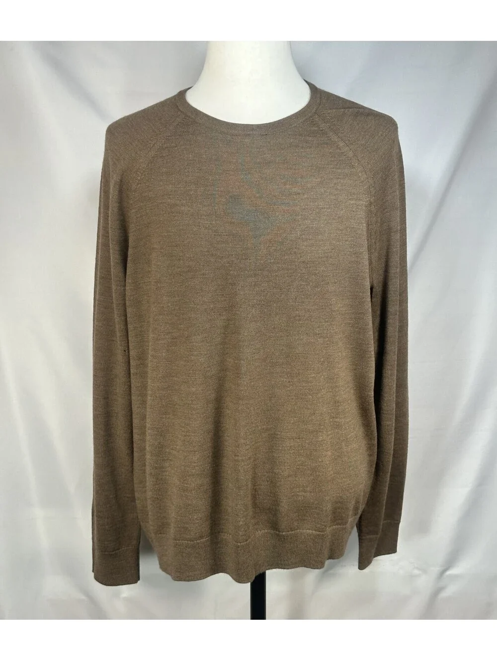Banana Republic 100% Merino Wool Sweater Brown Mens XL